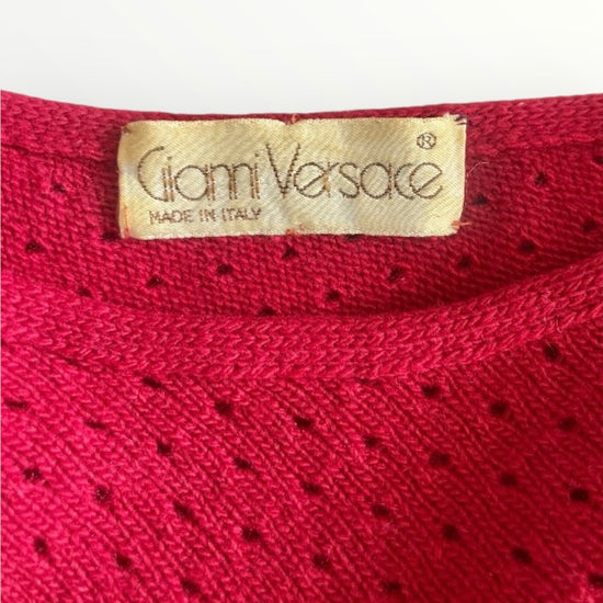 Maglione 90s tricot Versace Alice In Vintage