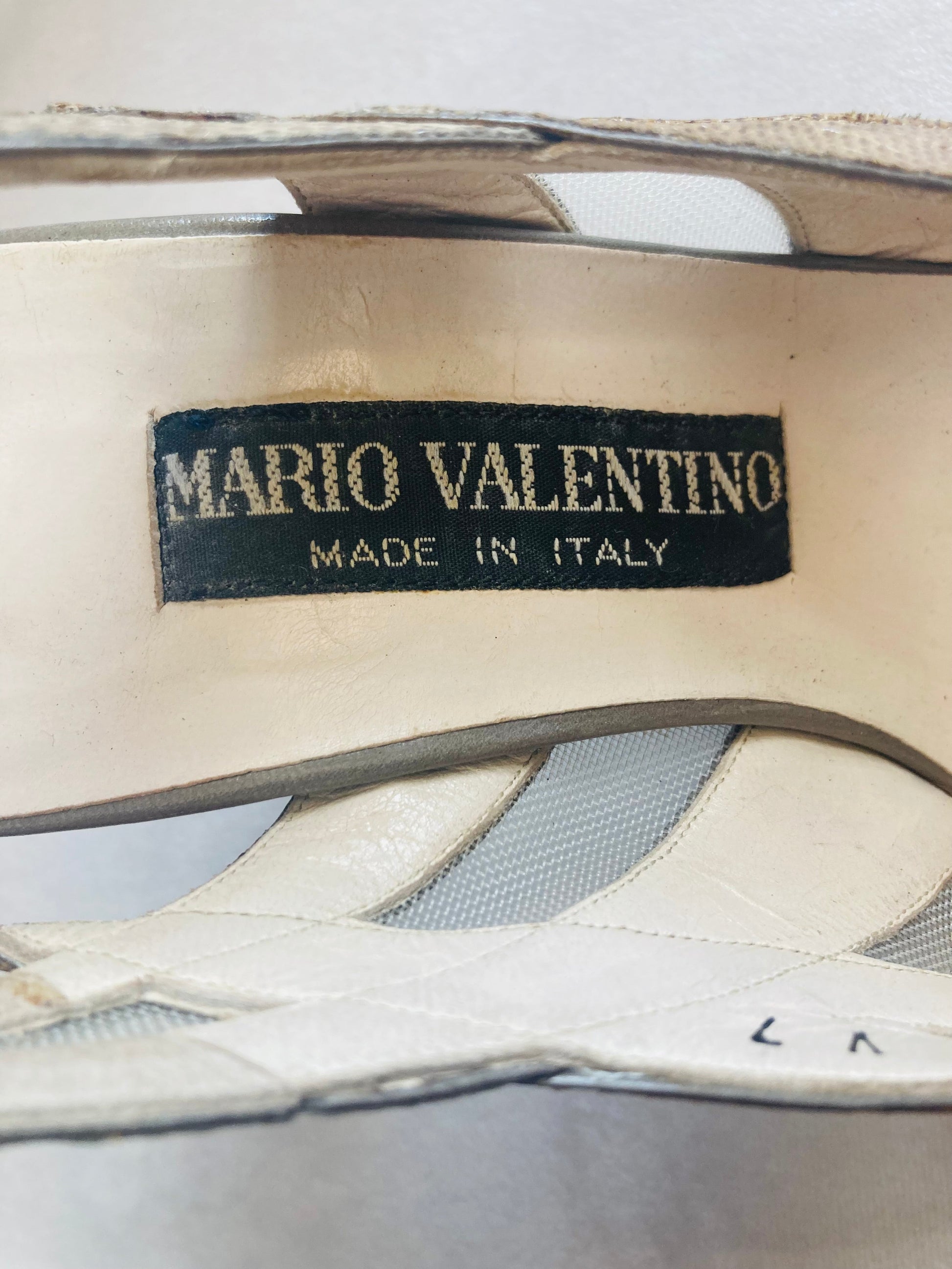 Mario Valentino 70s slingback Alice In Vintage