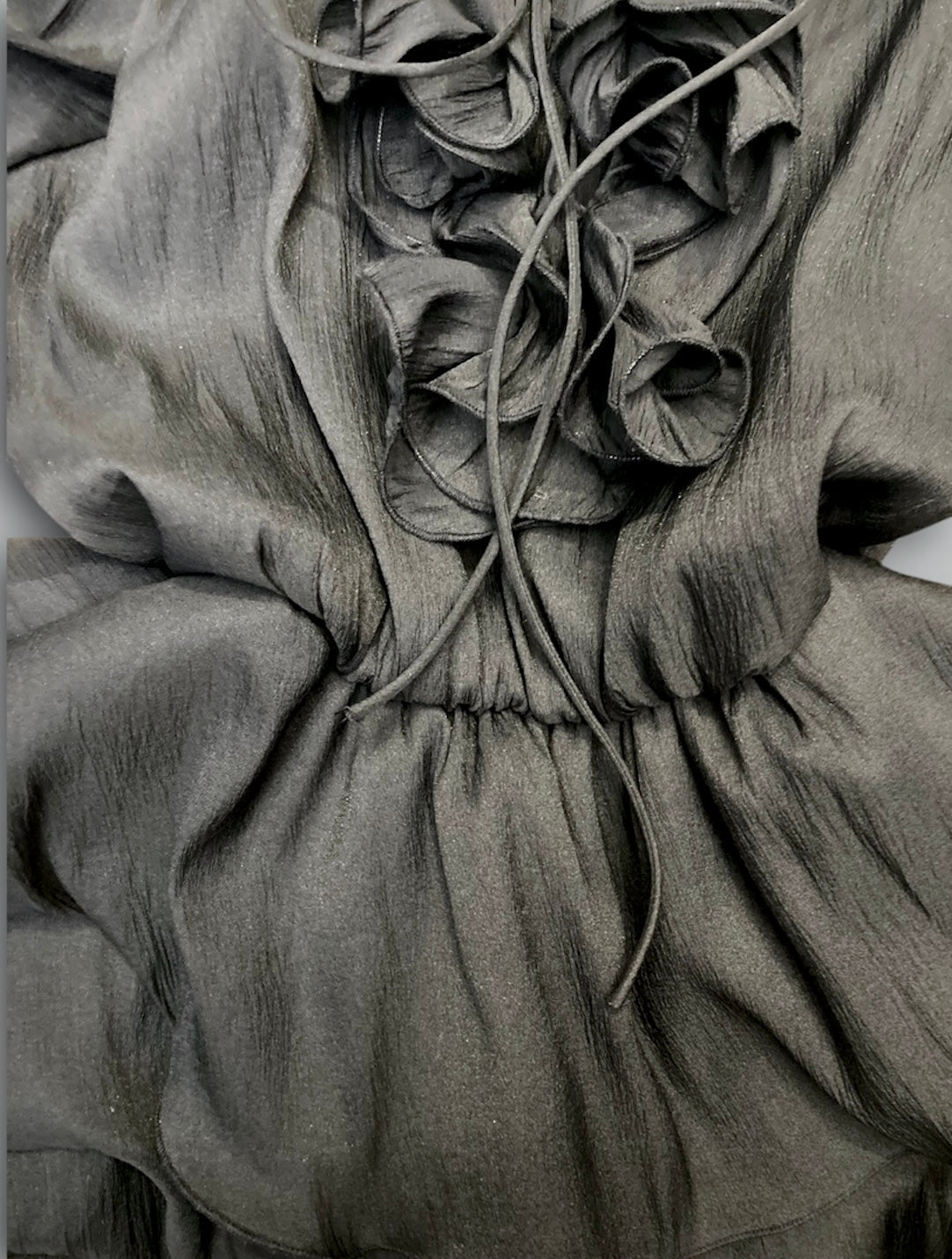 Mini abito rouches 90s Alice In Vintage