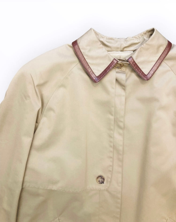 Trussardi trench coat 90s Alice In Vintage