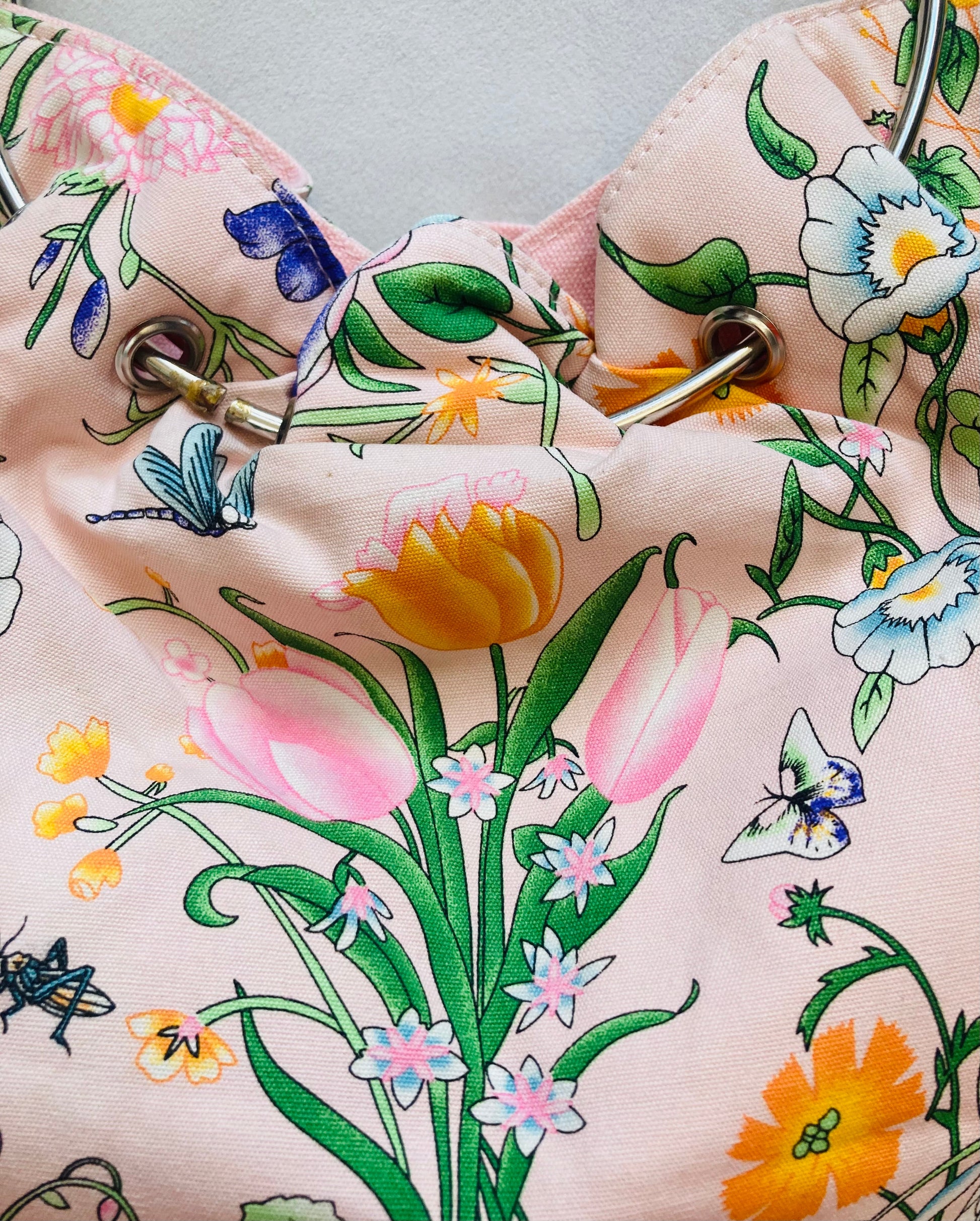 Tote bag tessuto flower 00s Alice In Vintage