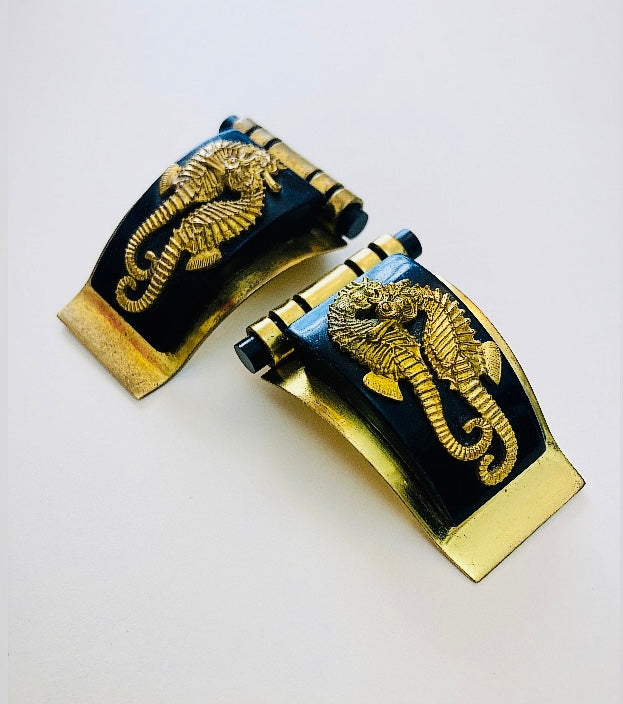 Jean Painlevé dress clips art deco Alice In Vintage