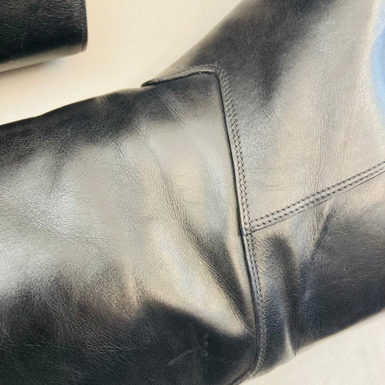 Boots 70s pelle n 36 Alice In Vintage