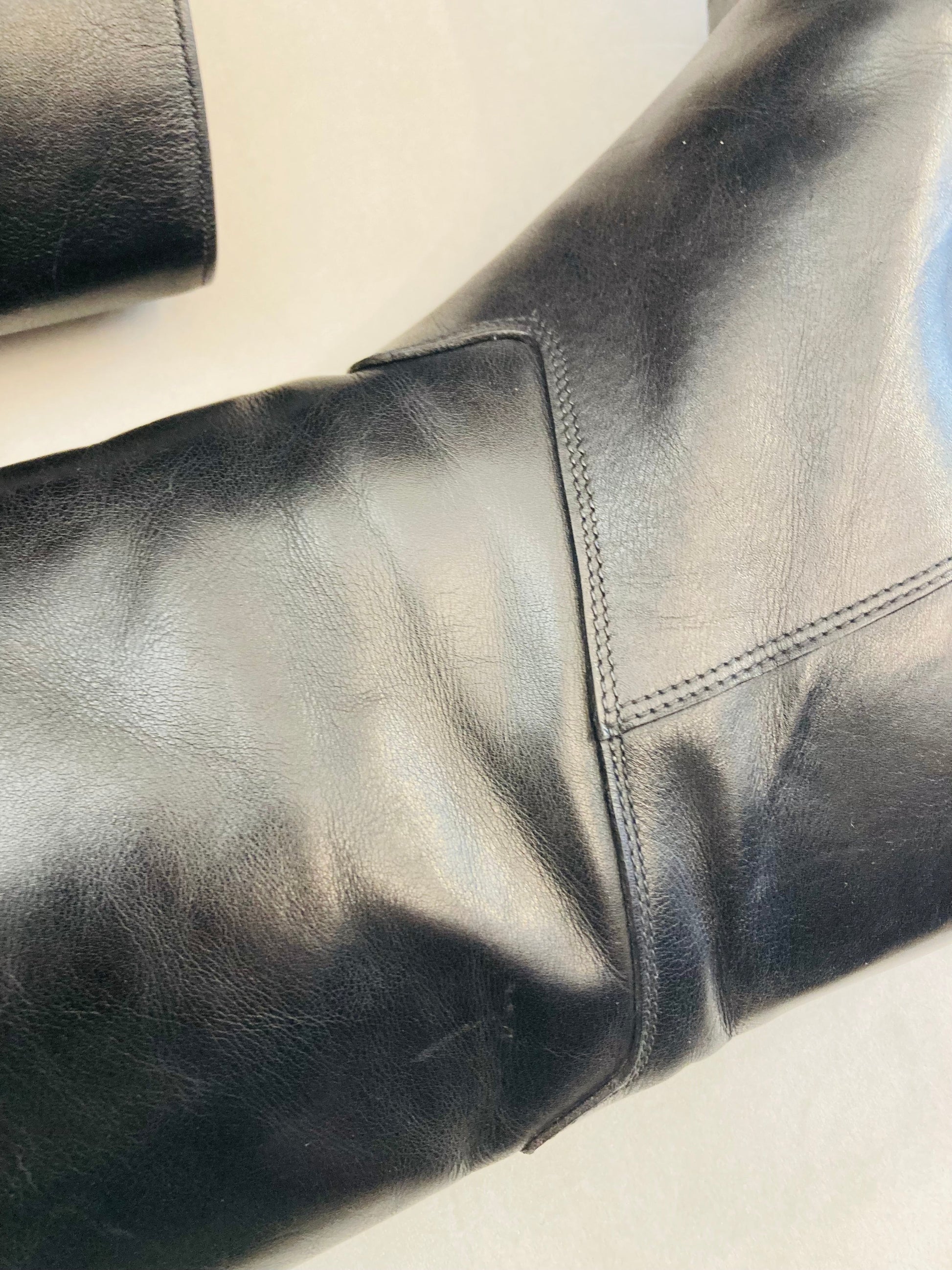 Boots 70s pelle n 36 Alice In Vintage