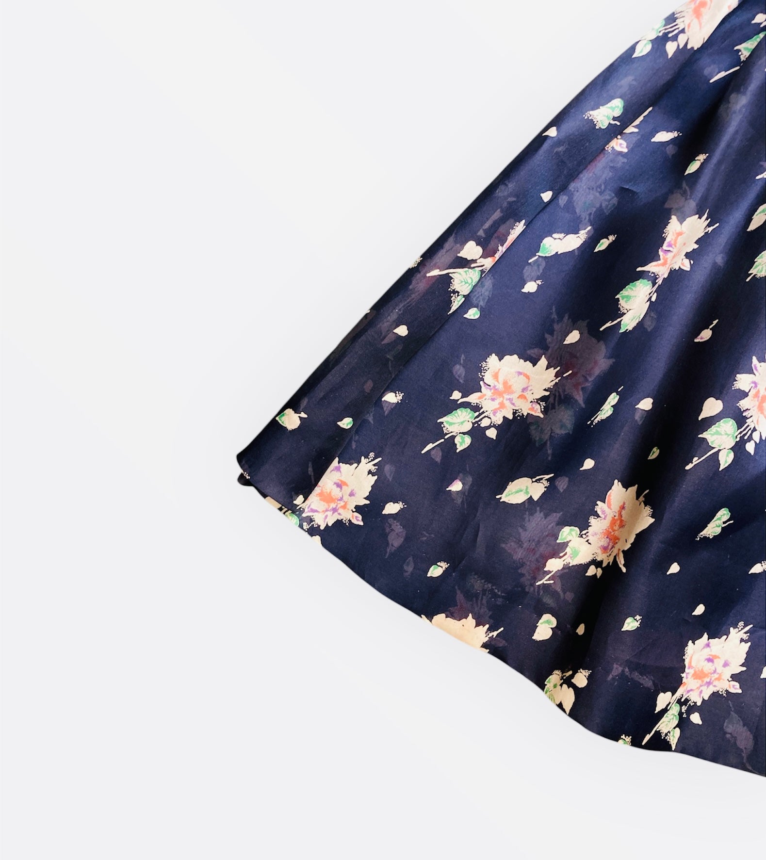 Abito cocktail 60s seta flower Alice In Vintage
