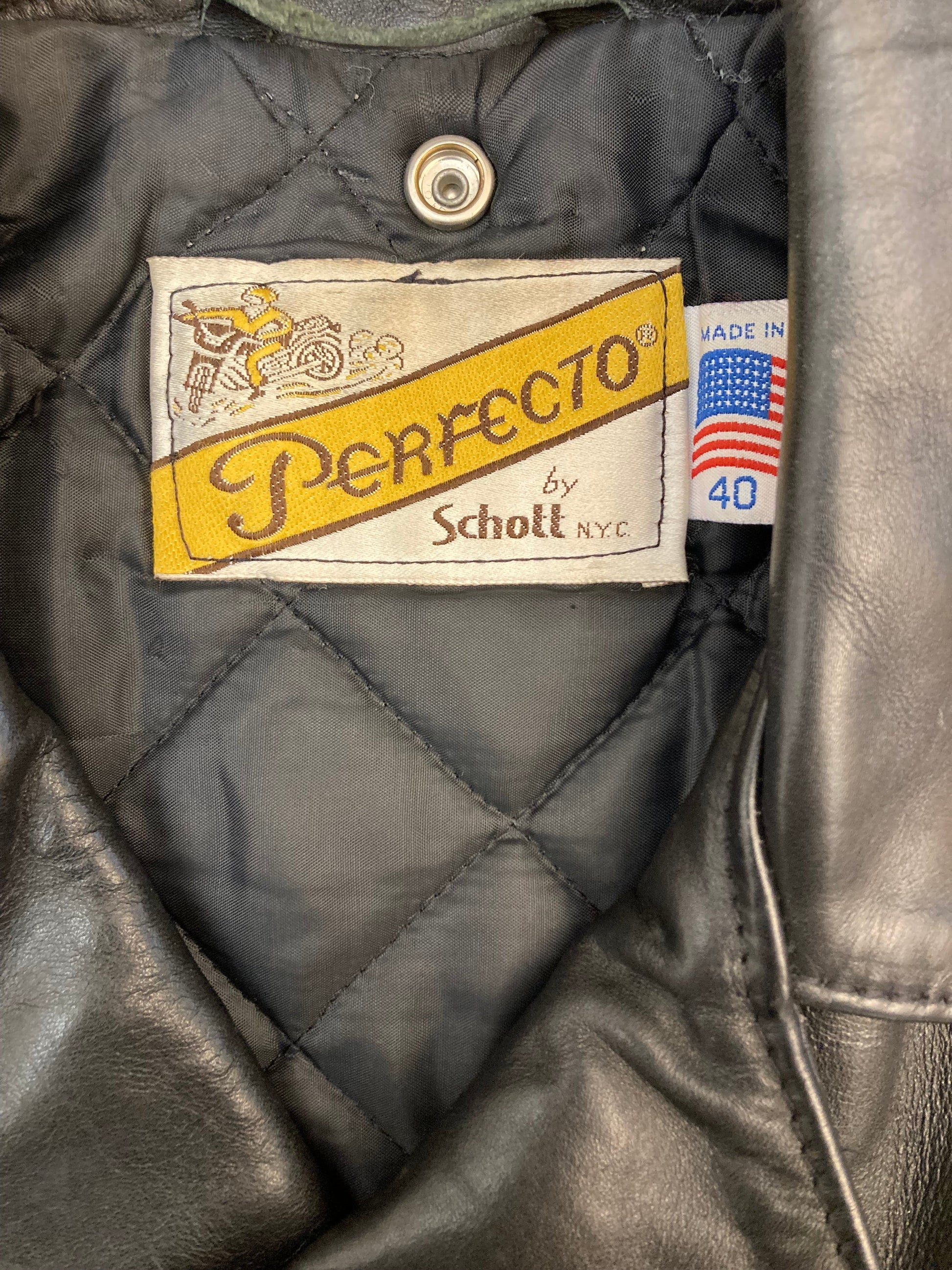 Schott perfecto 618 leather jacket Alice In Vintage