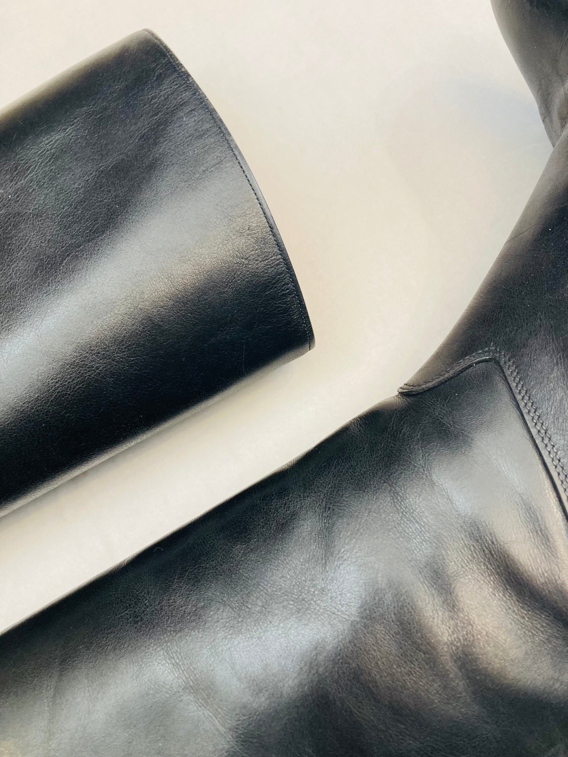 Boots 70s pelle n 36 Alice In Vintage