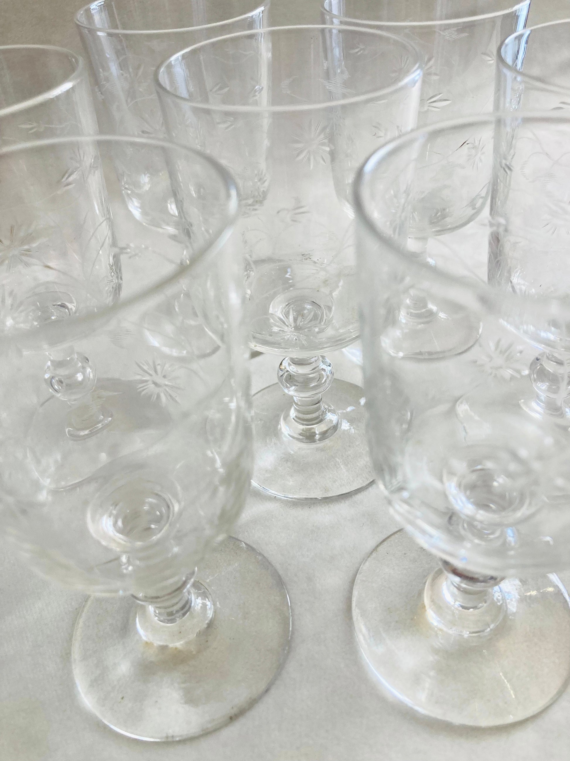 Baccarat calici cristallo Alice In Vintage
