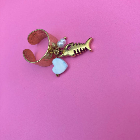 Anello charms 90s Alice In Vintage