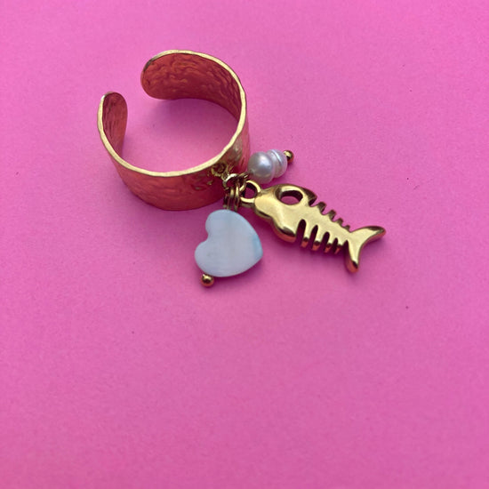 Anello charms 90s Alice In Vintage