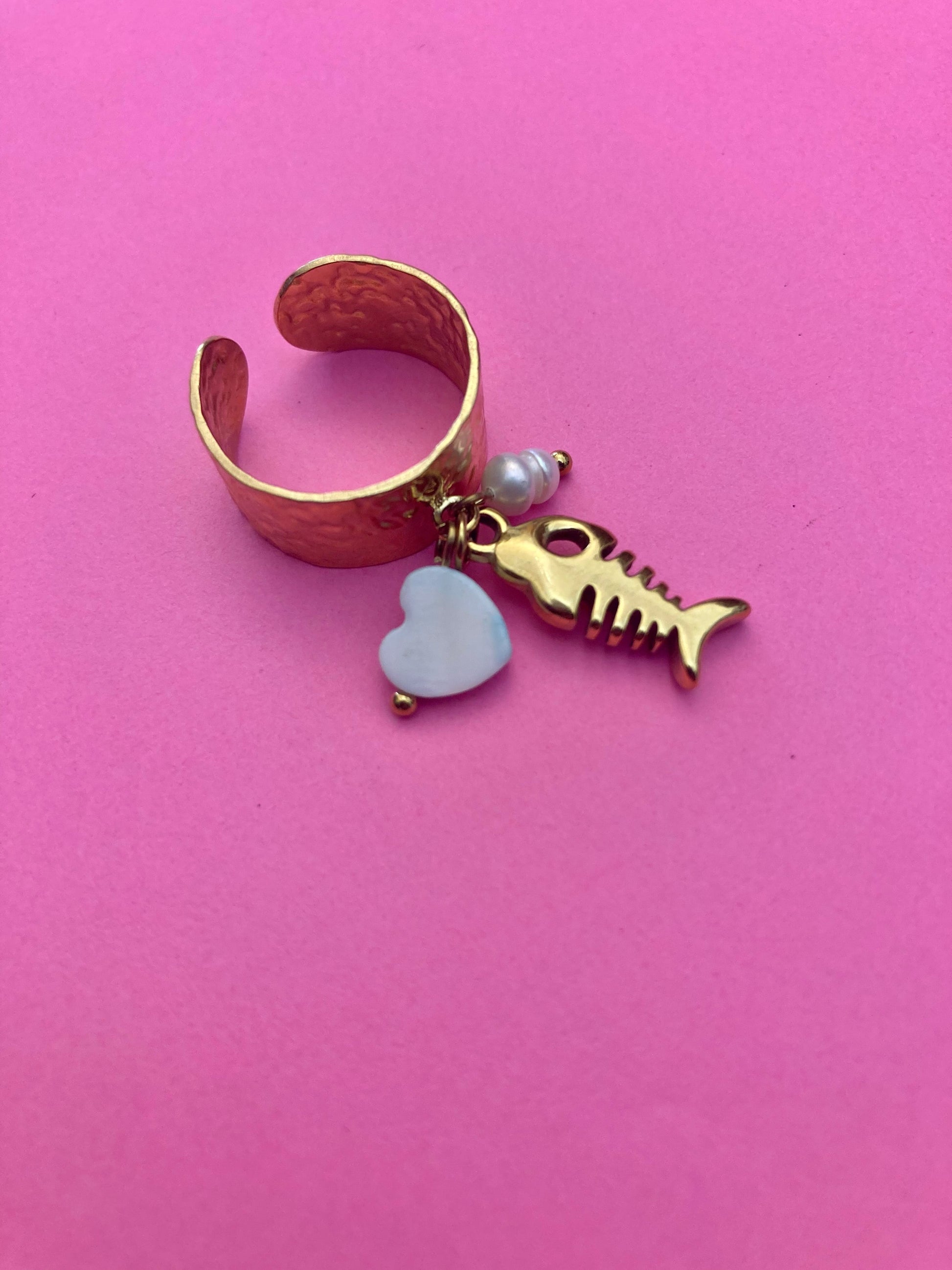Anello charms 90s Alice In Vintage