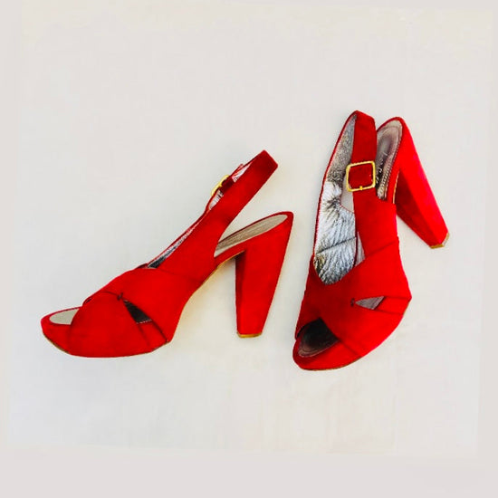 Le solferine sandali slingback Alice In Vintage
