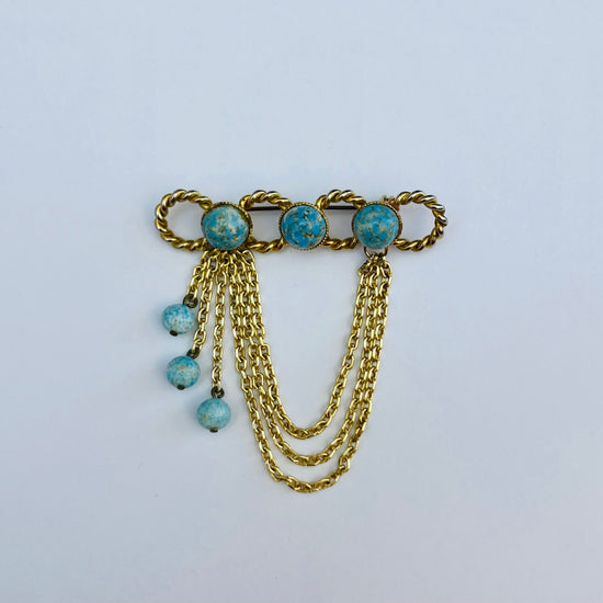 Spilla a catena 70s Alice In Vintage