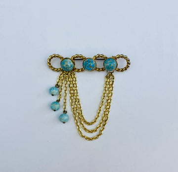 Spilla a catena 70s Alice In Vintage