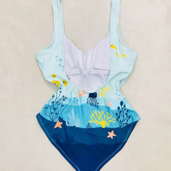 One piece swimsuit 90s Alice In Vintage