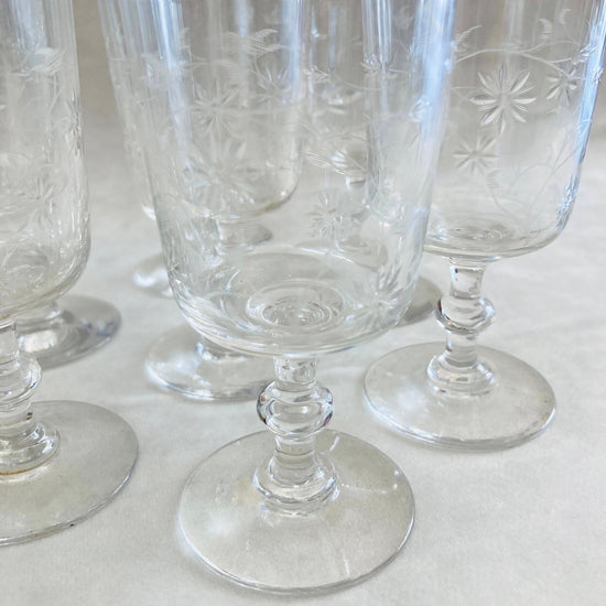 Baccarat calici cristallo Alice In Vintage