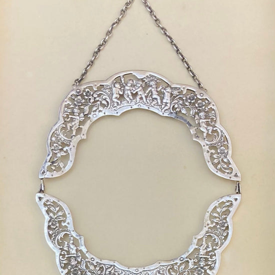 Cerniera liberty argento Alice In Vintage