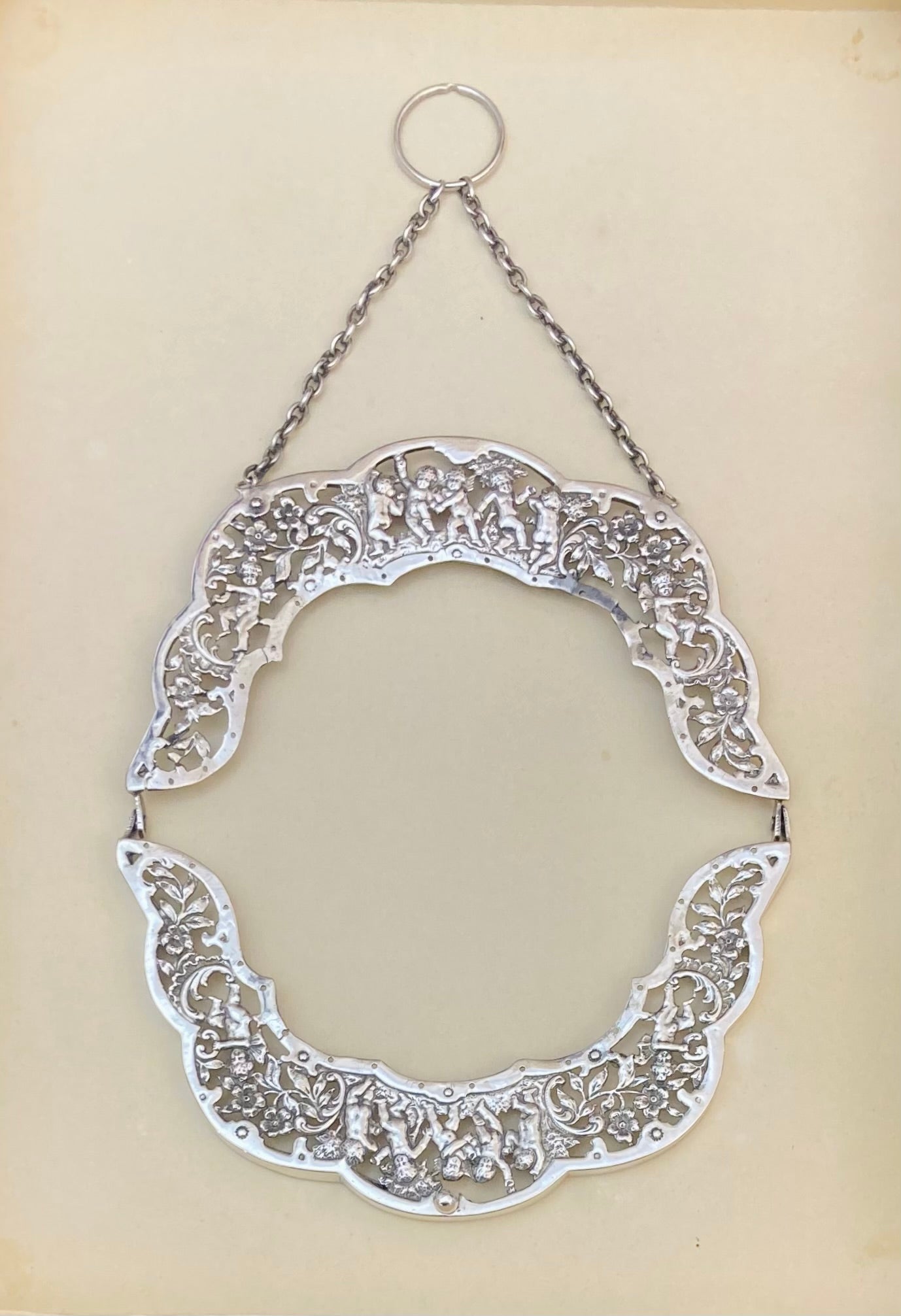 Cerniera liberty argento Alice In Vintage