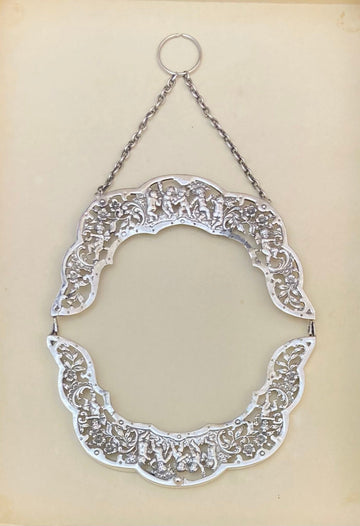 Cerniera liberty argento Alice In Vintage