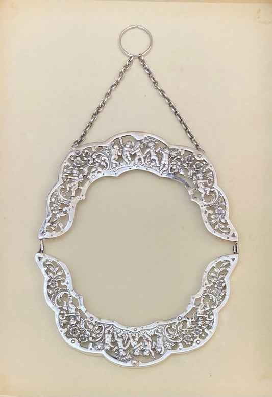 Cerniera liberty argento Alice In Vintage