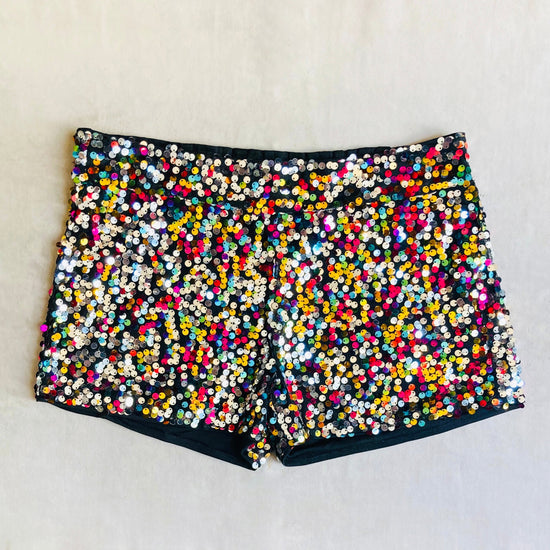 Shorts paillettes multicolor Alice In Vintage