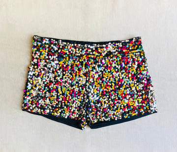 Shorts paillettes multicolor Alice In Vintage