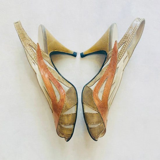 Mario Valentino 70s slingback Alice In Vintage