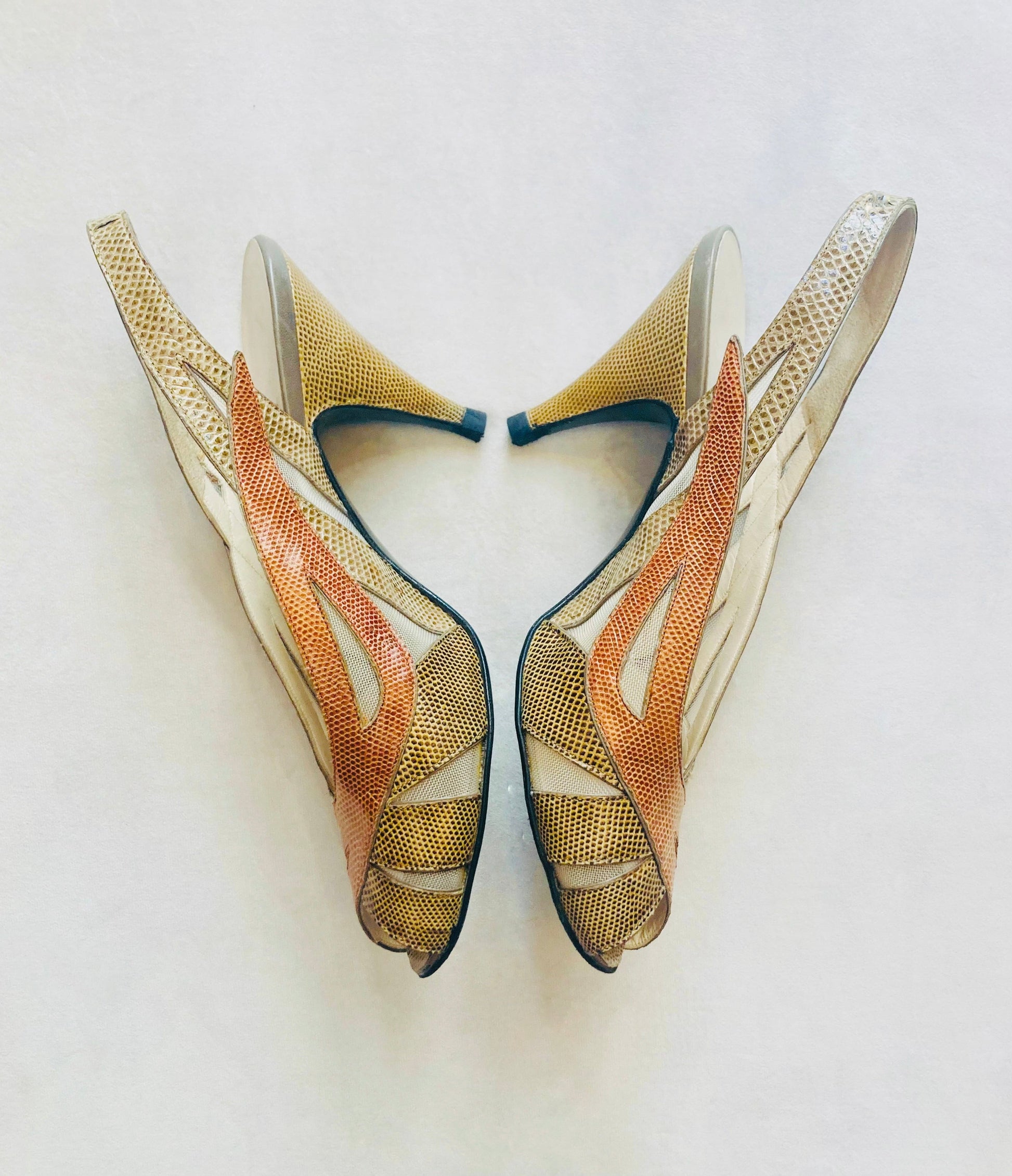 Mario Valentino 70s slingback Alice In Vintage