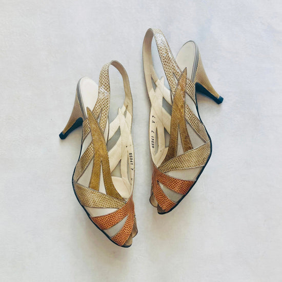 Mario Valentino 70s slingback Alice In Vintage