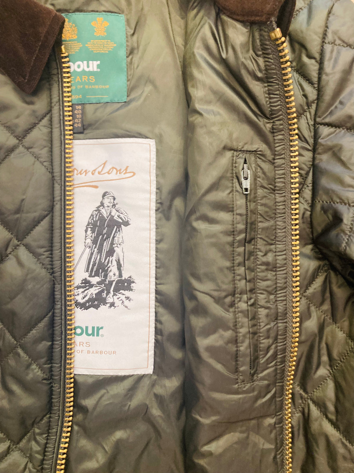 Barbour Icons Liddesdale Quilted Jacket Alice In Vintage