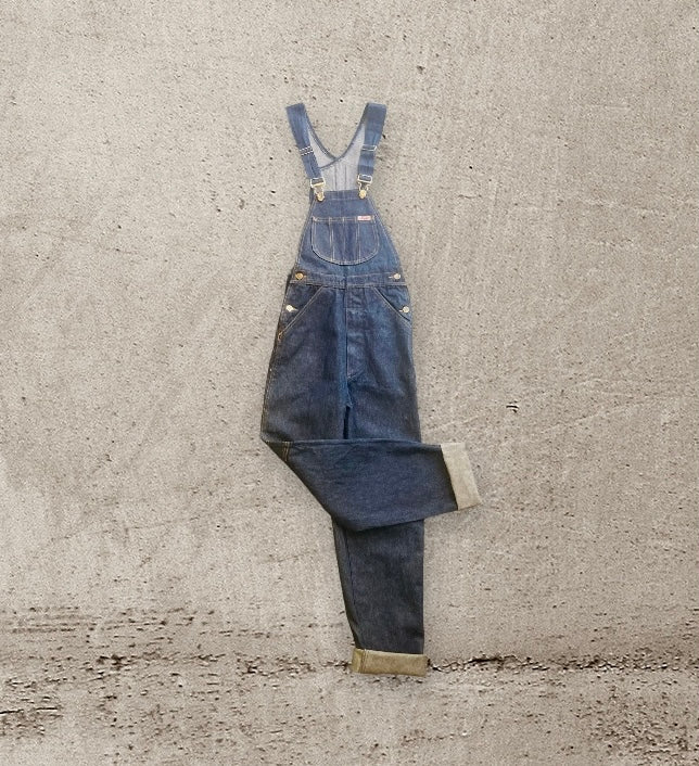 Salopette denim 70s Alice In Vintage