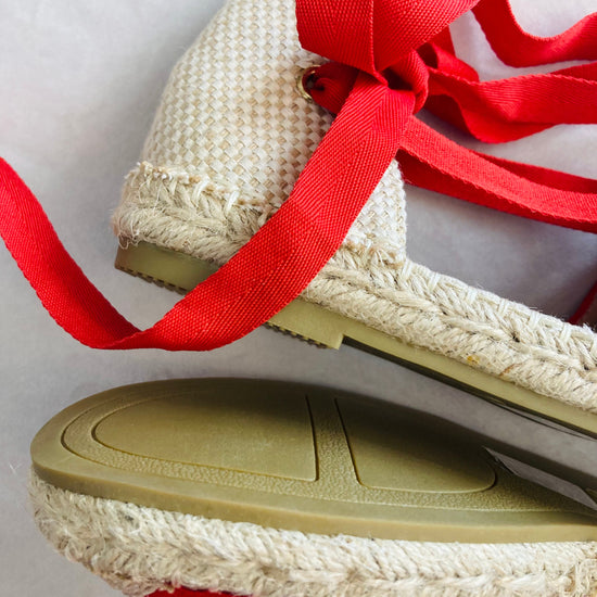Espadrilles flat 37 Alice In Vintage