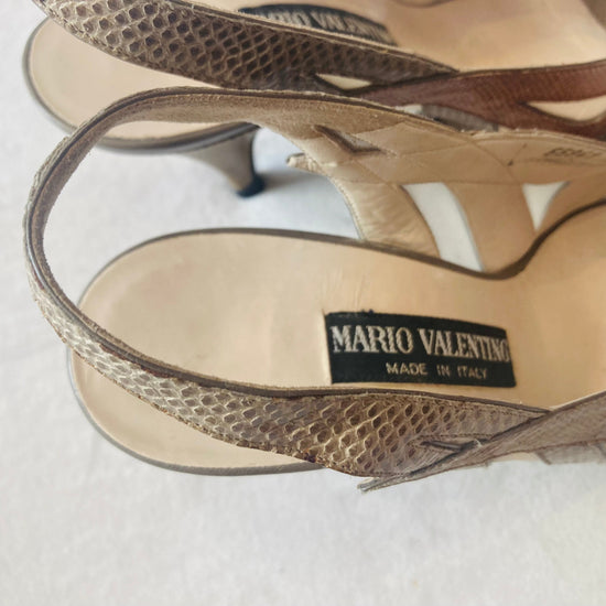 Mario Valentino 70s slingback Alice In Vintage