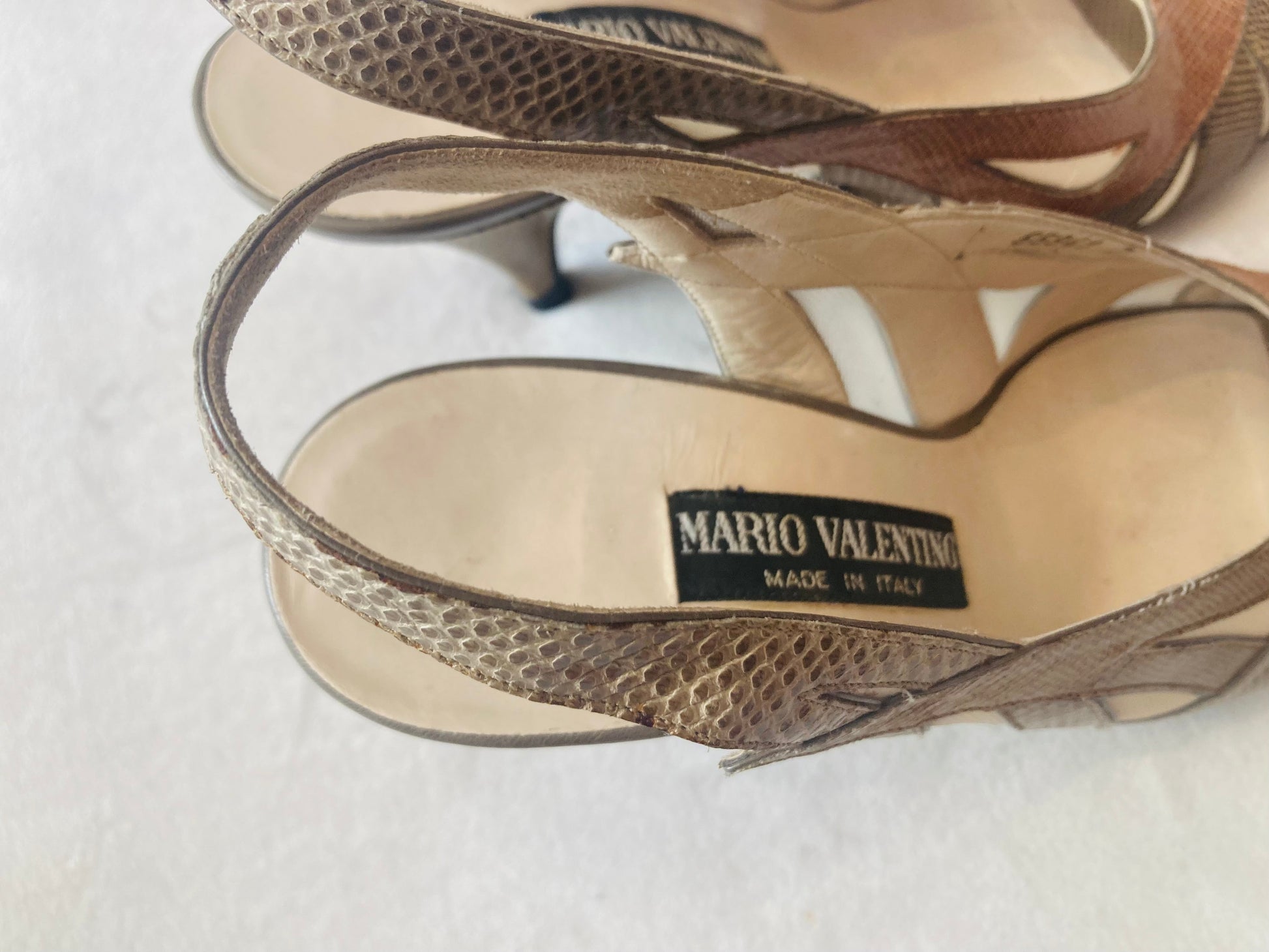 Mario Valentino 70s slingback Alice In Vintage
