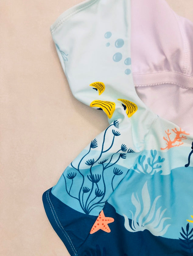 One piece swimsuit 90s Alice In Vintage