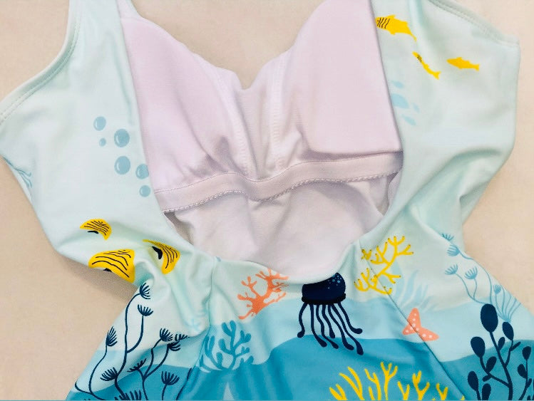 One piece swimsuit 90s Alice In Vintage
