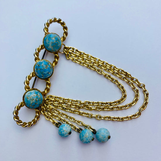 Spilla a catena 70s Alice In Vintage