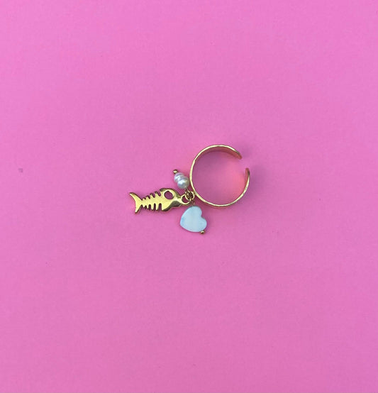 Anello charms 90s Alice In Vintage
