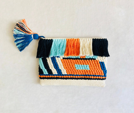 Hand bag tropical fringe Alice In Vintage