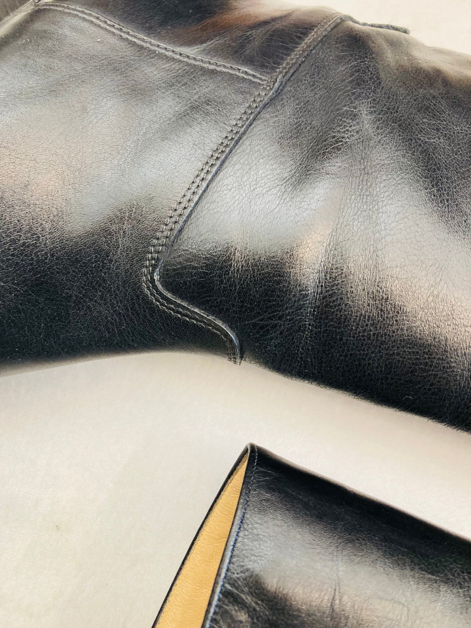 Boots 70s pelle n 36 Alice In Vintage