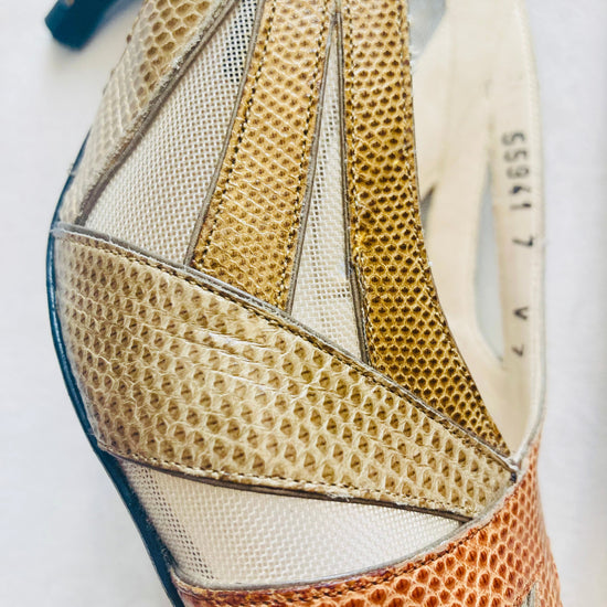 Mario Valentino 70s slingback Alice In Vintage