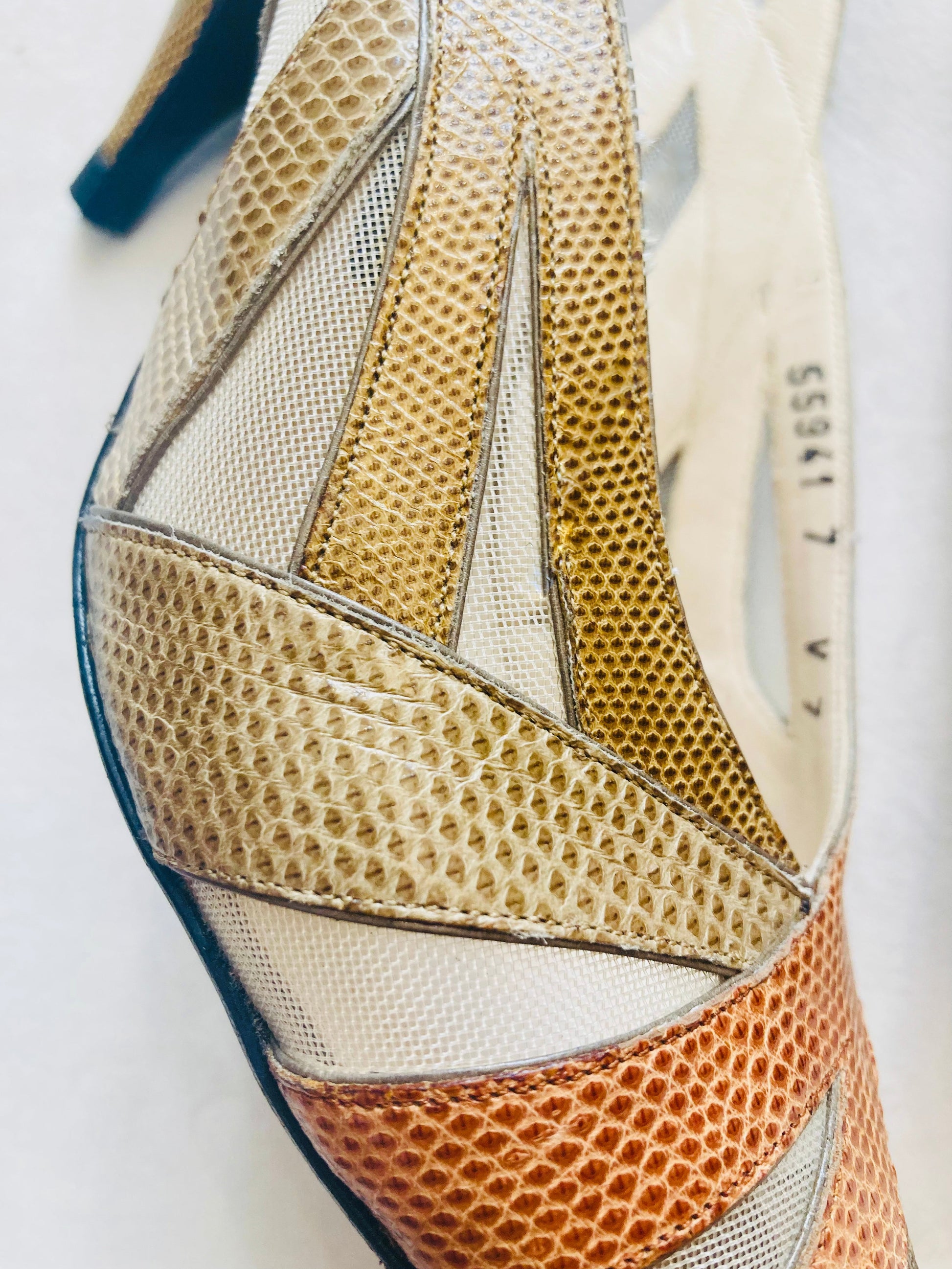 Mario Valentino 70s slingback Alice In Vintage