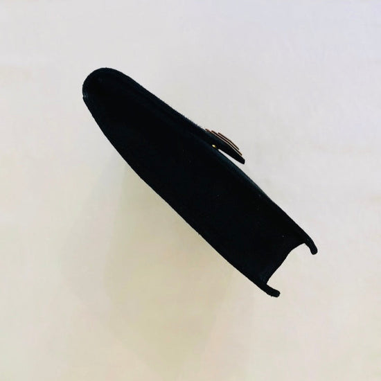 Maxi clutch suede 90s Alice In Vintage
