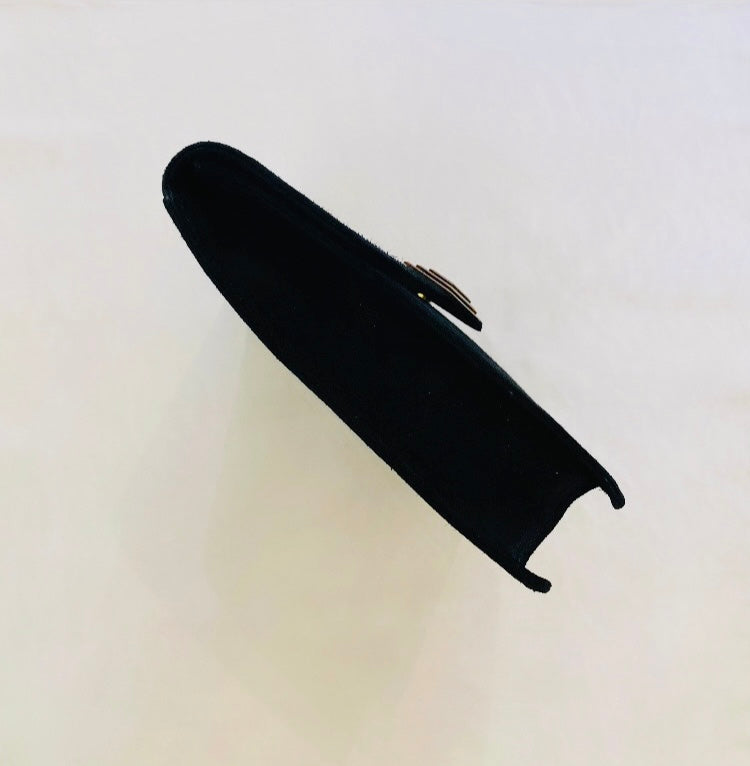 Maxi clutch suede 90s Alice In Vintage