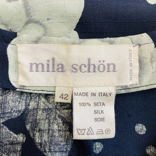 Mila Shön giacca seta 90s Alice In Vintage