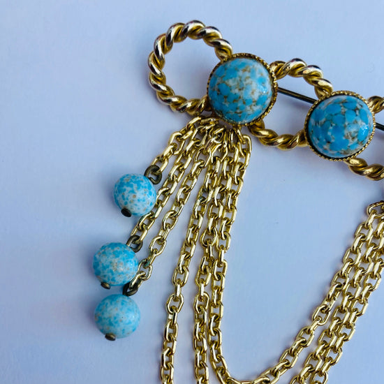 Spilla a catena 70s Alice In Vintage