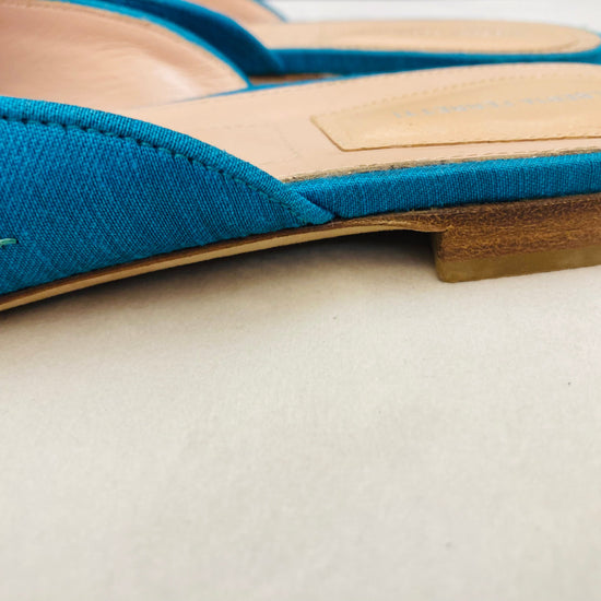 Alberta Ferretti sabot ricamo flower Alice In Vintage