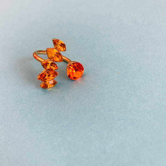 Anello 90s cristalli Alice In Vintage