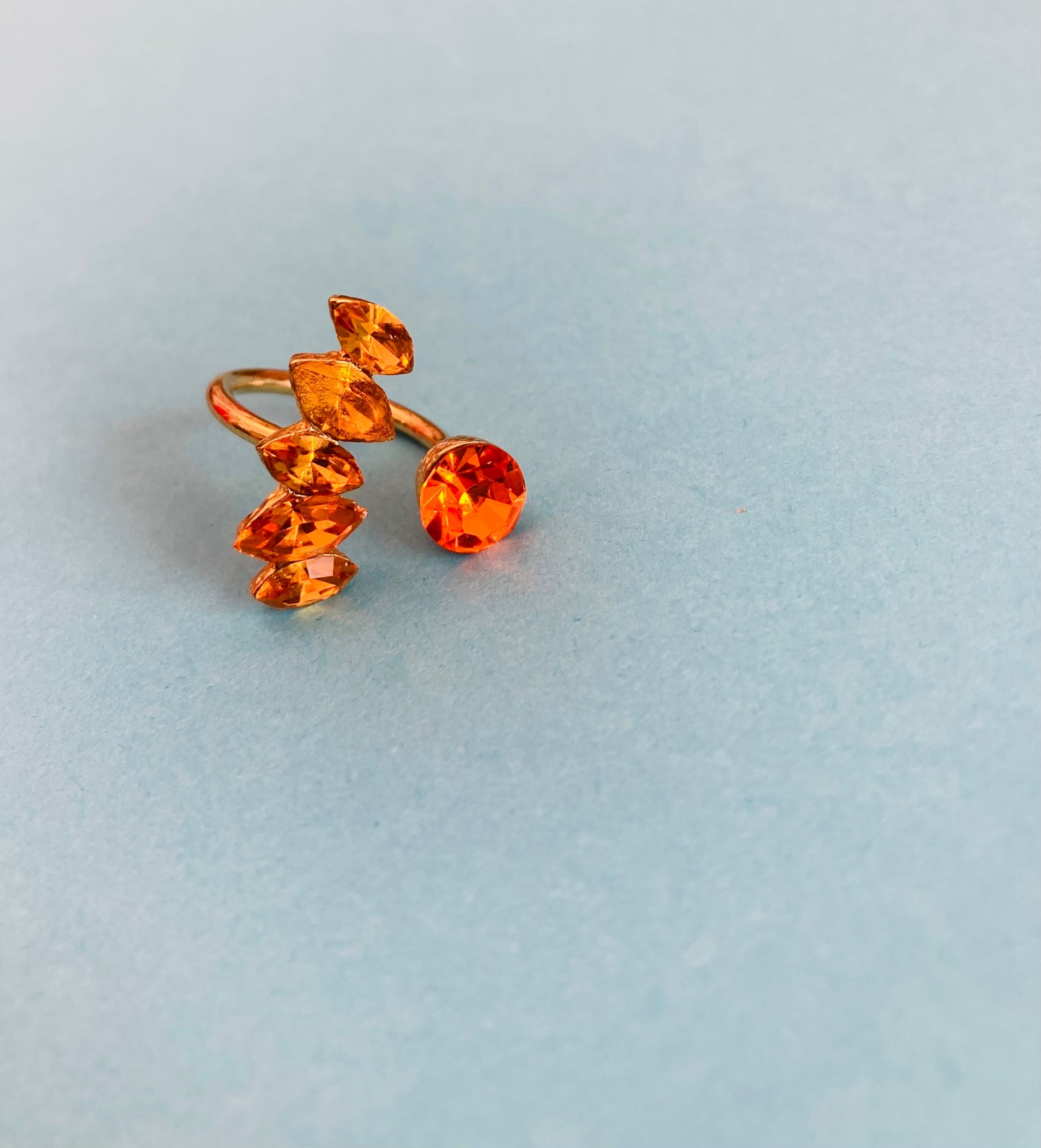 Anello 90s cristalli Alice In Vintage