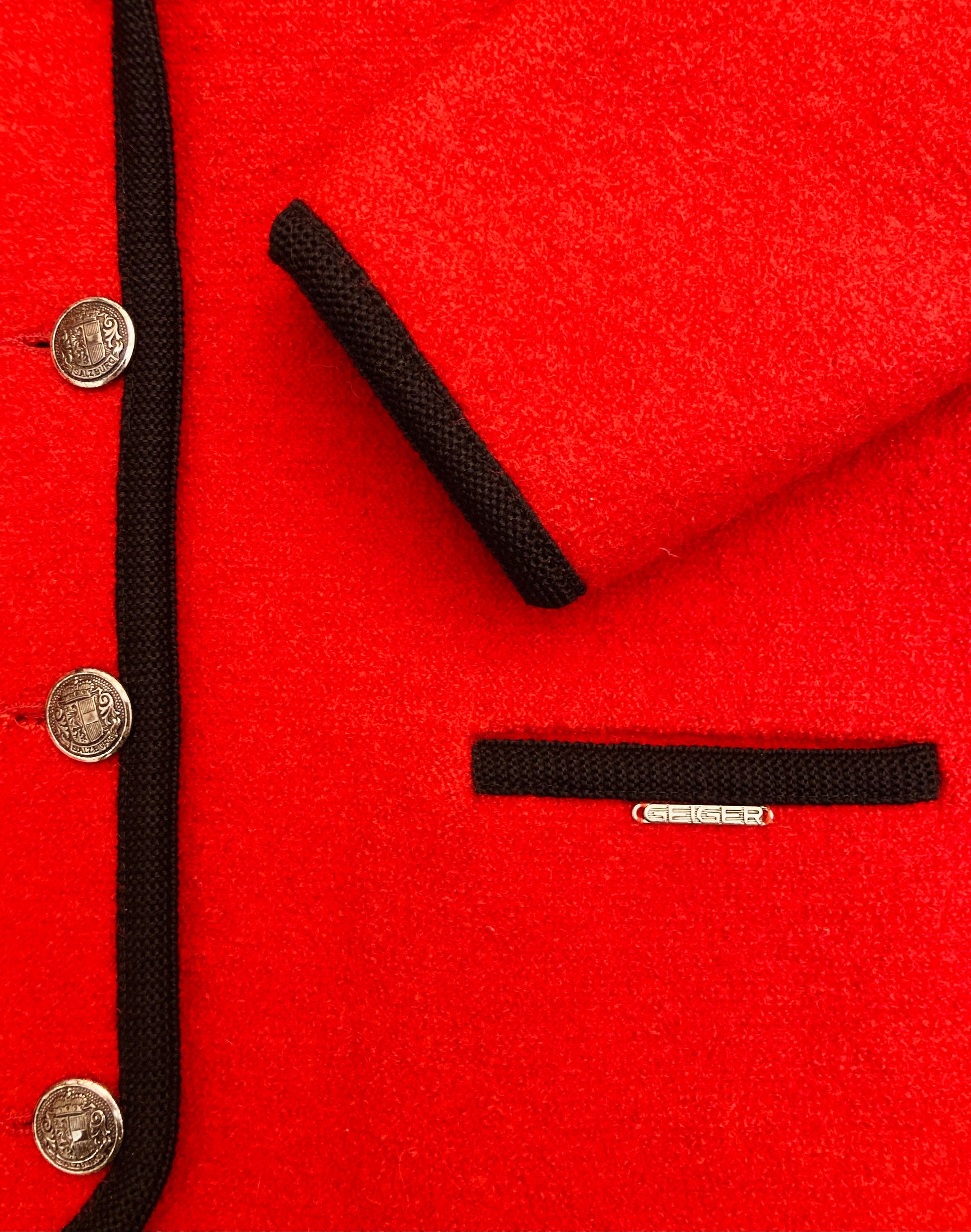 Giacca tradizionale tirolese 80s Alice In Vintage